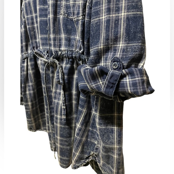 d/C Jeans Plaid Tunic Dress - Picture 3 of 4